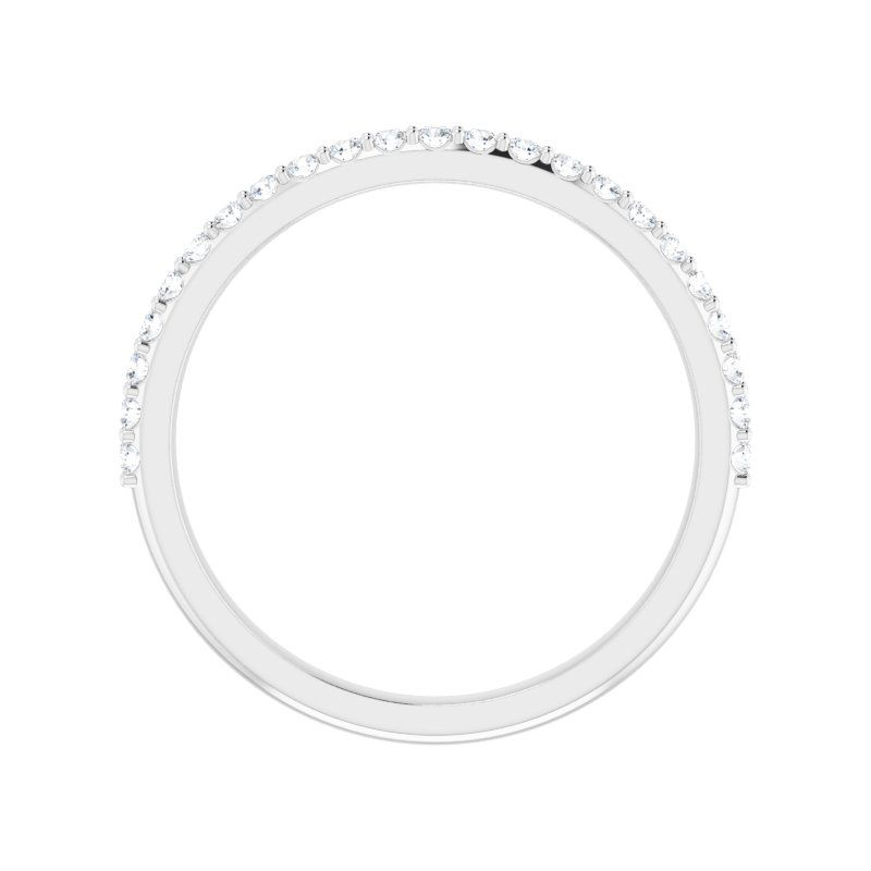 Platinum & Diamond Classic Anniversary Band