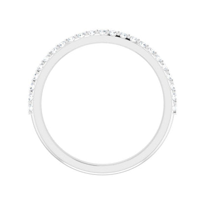 Platinum & Diamond Classic Anniversary Band