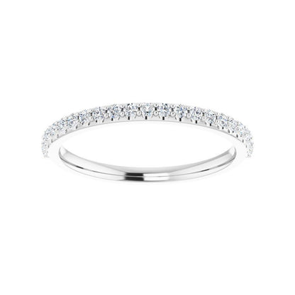 Platinum & Diamond Classic Anniversary Band
