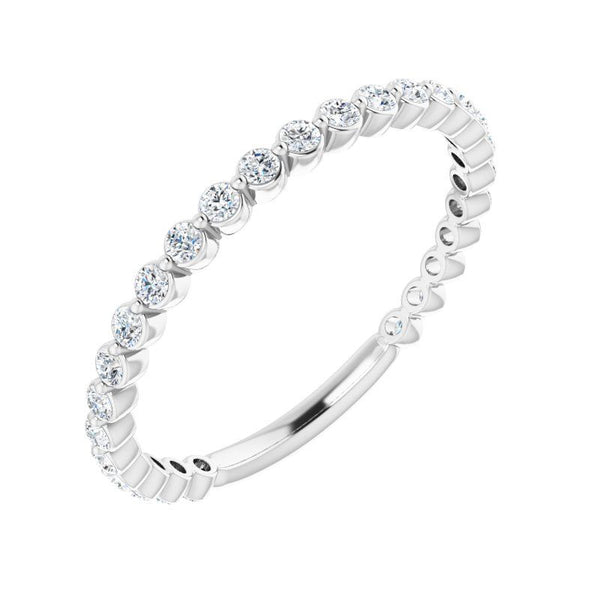 14K Gold Diamond Connection Band