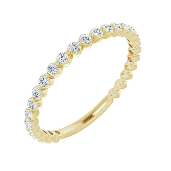 14K Gold Diamond Connection Band