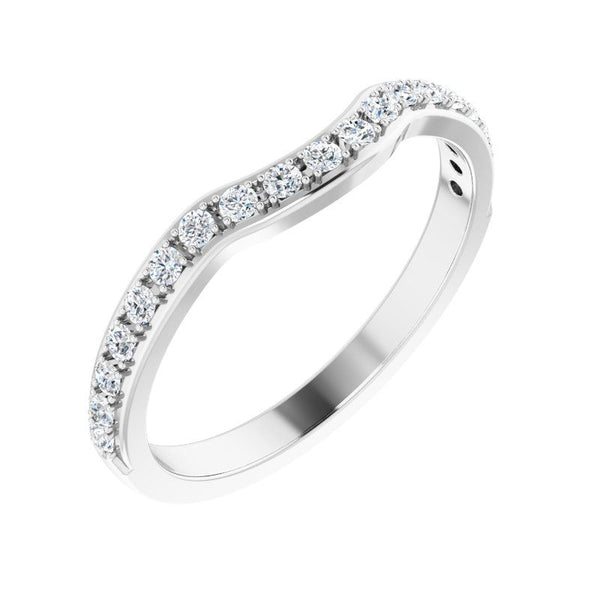 14K Gold Diamond Matching  Band