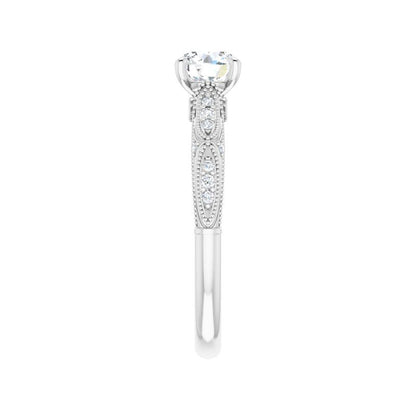 Round Victorian Engagement Ring