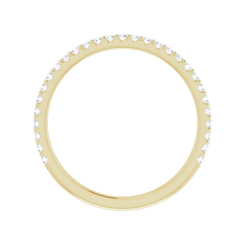14K Gold Diamond Classic Band - 1.3 mm