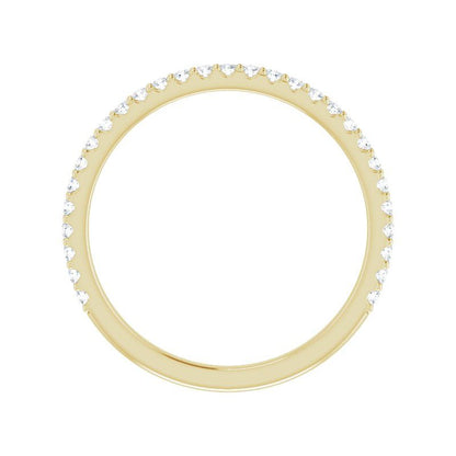 14K Gold Diamond Classic Band - 1.3 mm