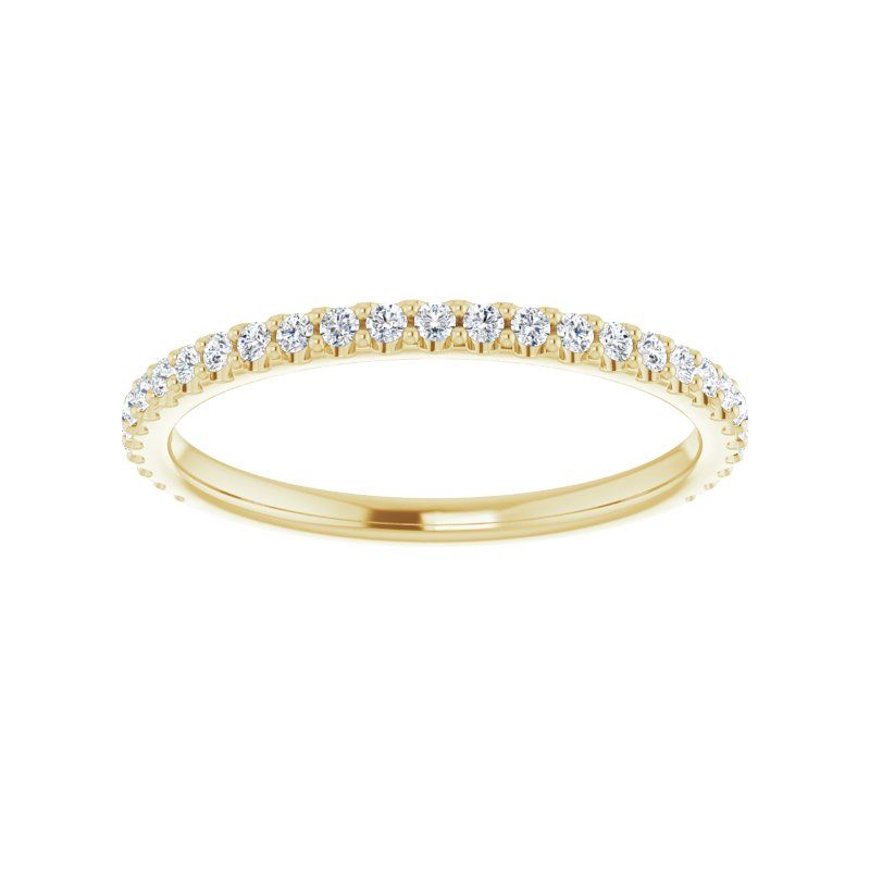 14K Gold Diamond Classic Band - 1.3 mm