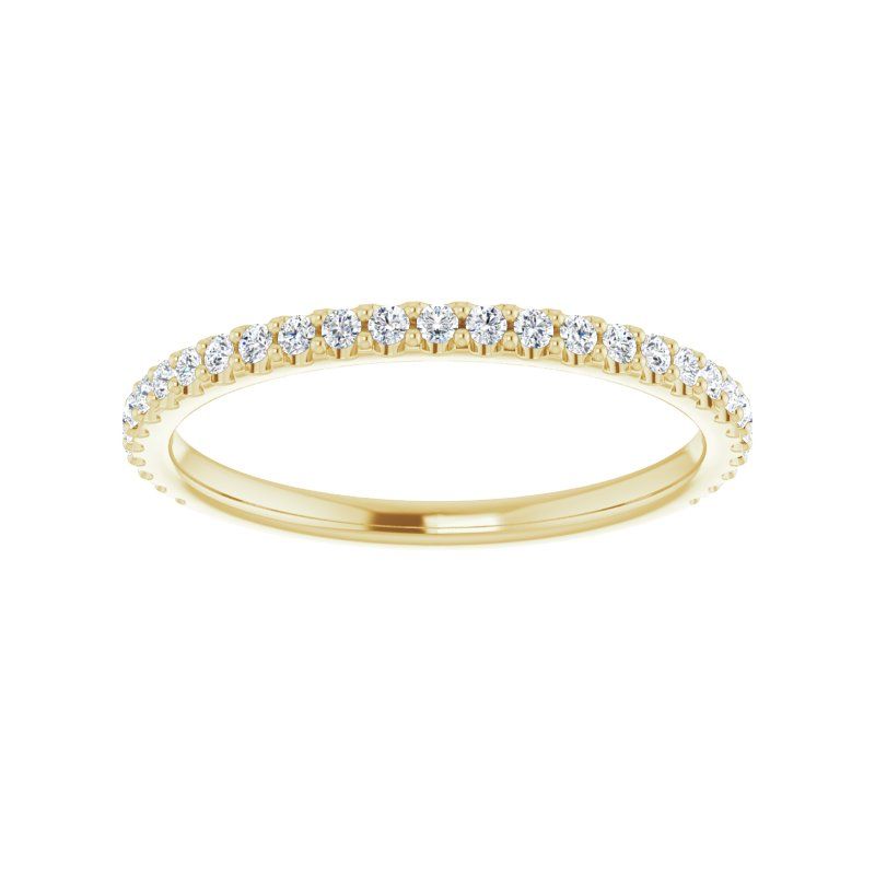 14K Gold Diamond Classic Band