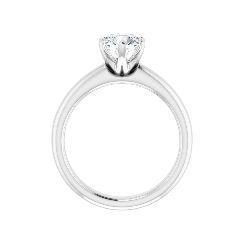 14K Diamond Diana Engagement Ring