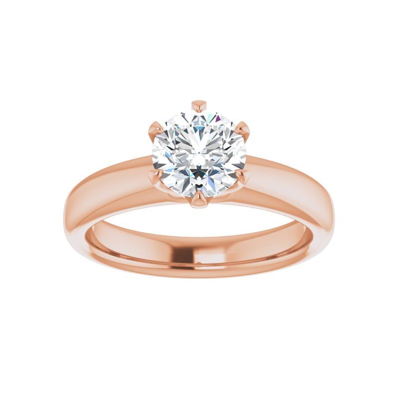 14K Diamond Diana Engagement Ring