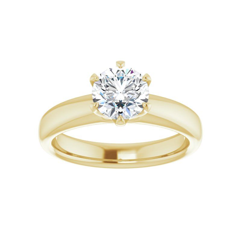 14K Diamond Diana Engagement Ring