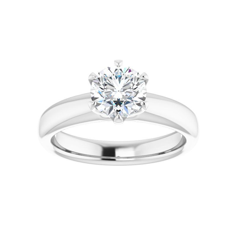 14K Diamond Diana Engagement Ring