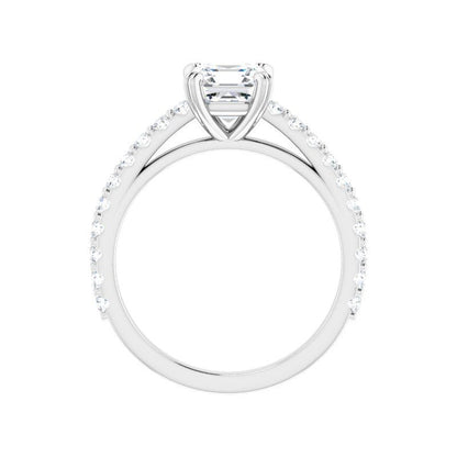 Asscher Cut Engagement Ring