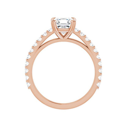Asscher Cut Engagement Ring