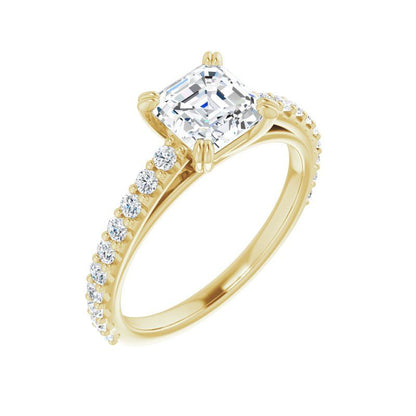 Asscher Cut Engagement Ring