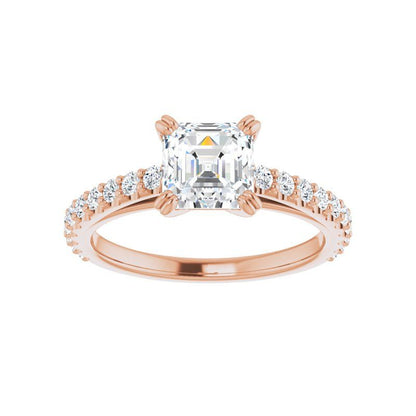 Asscher Cut Engagement Ring