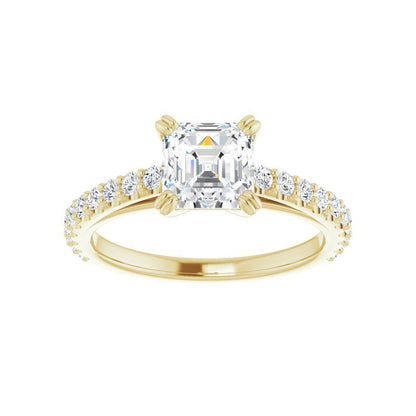 Asscher Cut Engagement Ring