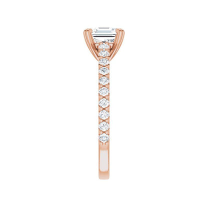 Asscher Cut Engagement Ring