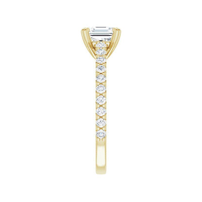 Asscher Cut Engagement Ring