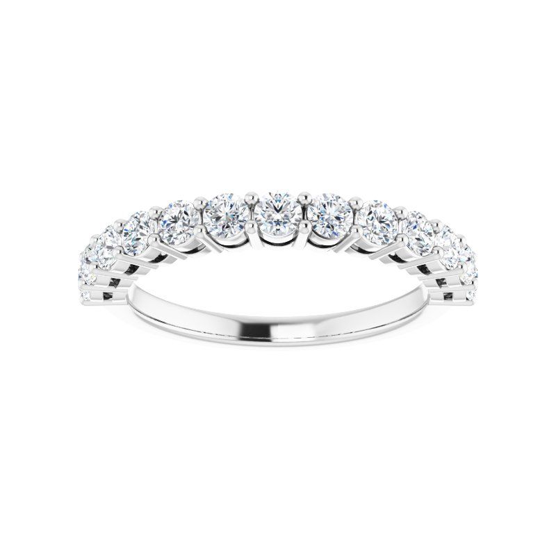 Platinum and Diamond Classic Anniversary Band