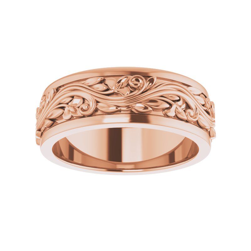 14K Gold Sculptural Band