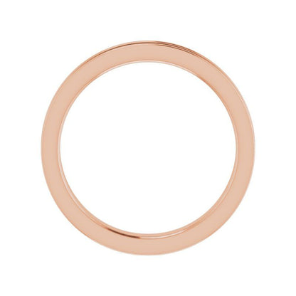 14K Gold Diamond Stylish Channel-Set Anniversary Band