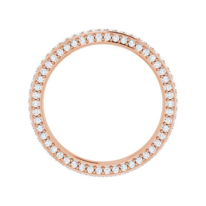 14K Gold Diamond Infinite Eternity Band