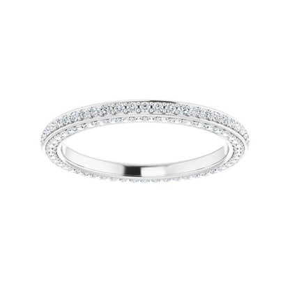 14K Gold Diamond Infinite Eternity Band