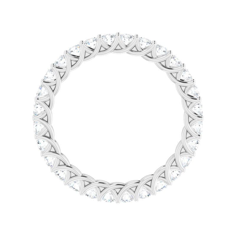 14K Gold Diamond Allied Eternity Band