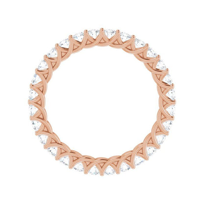 14K Gold Diamond Allied Eternity Band