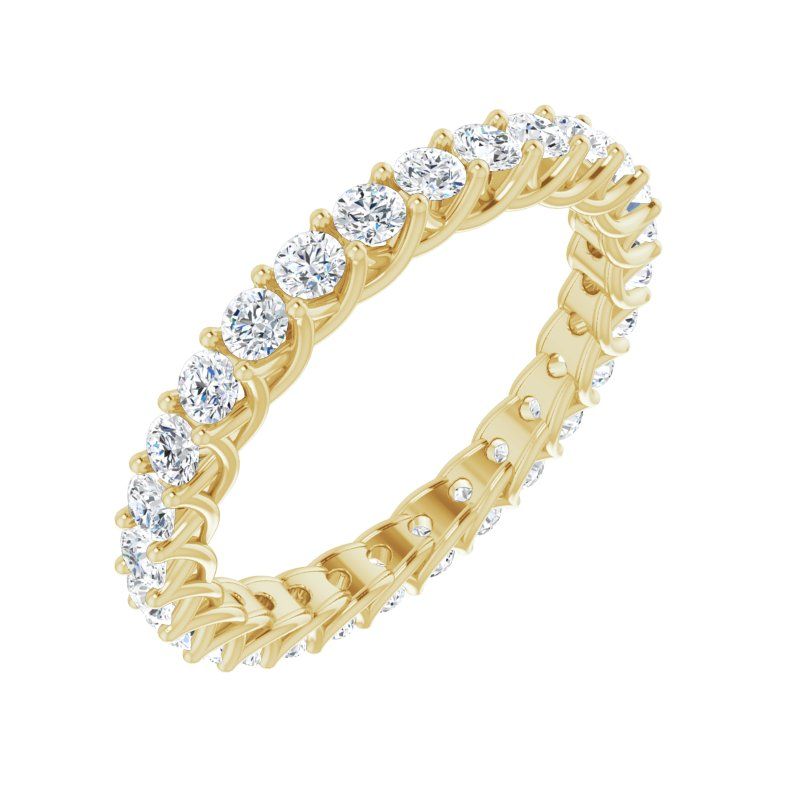 14K Gold Diamond Allied Eternity Band