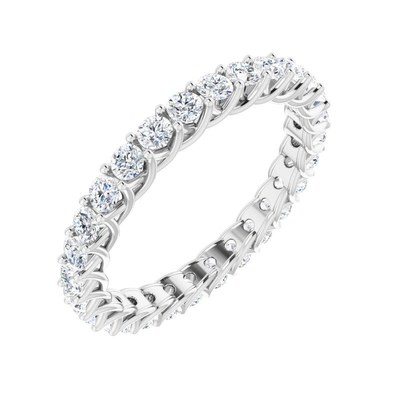 14K Gold Diamond Allied Eternity Band