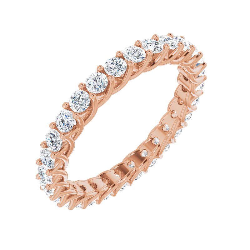 14K Gold Diamond Allied Eternity Band