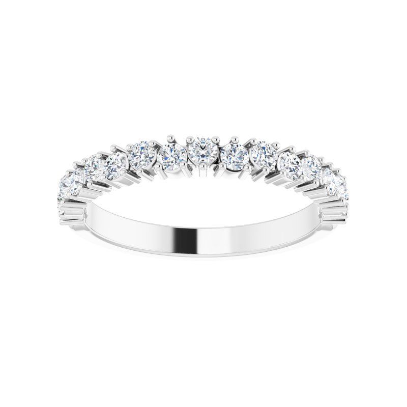 Platinum Diamond Oscillate Anniversary Band