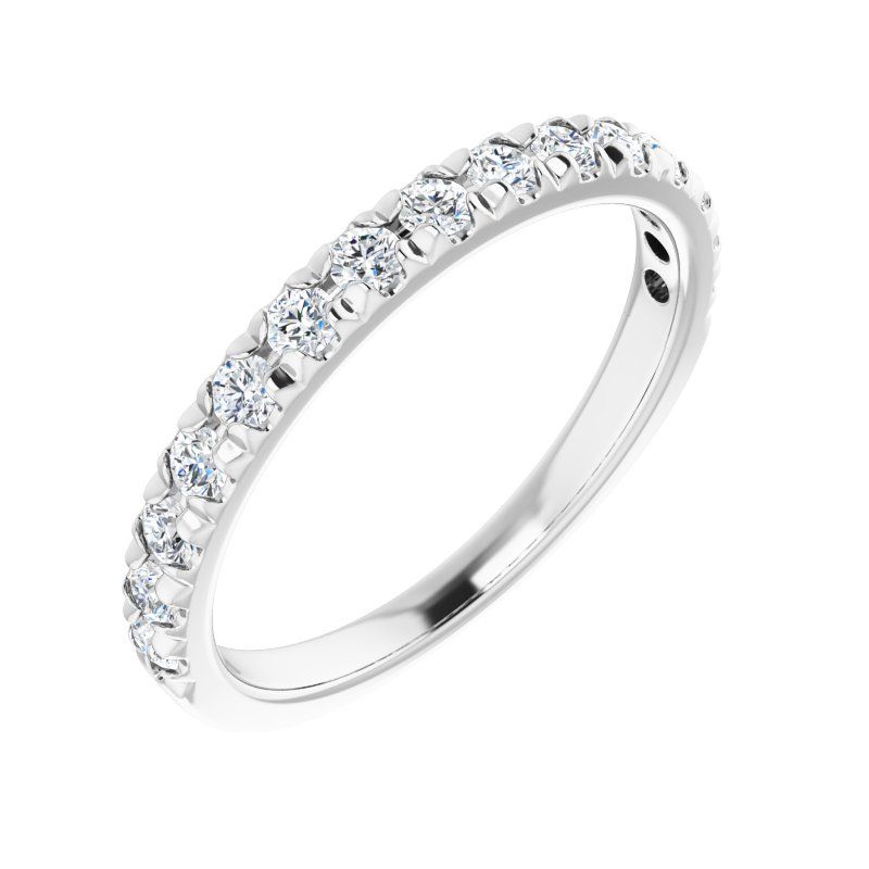 Platinum Diamond French-Set Anniversary Band