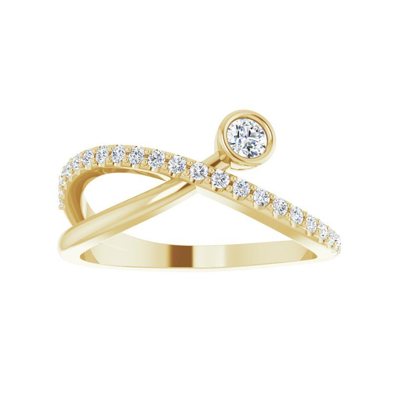 14K Gold 1/3 CTW Natural Diamond Ring