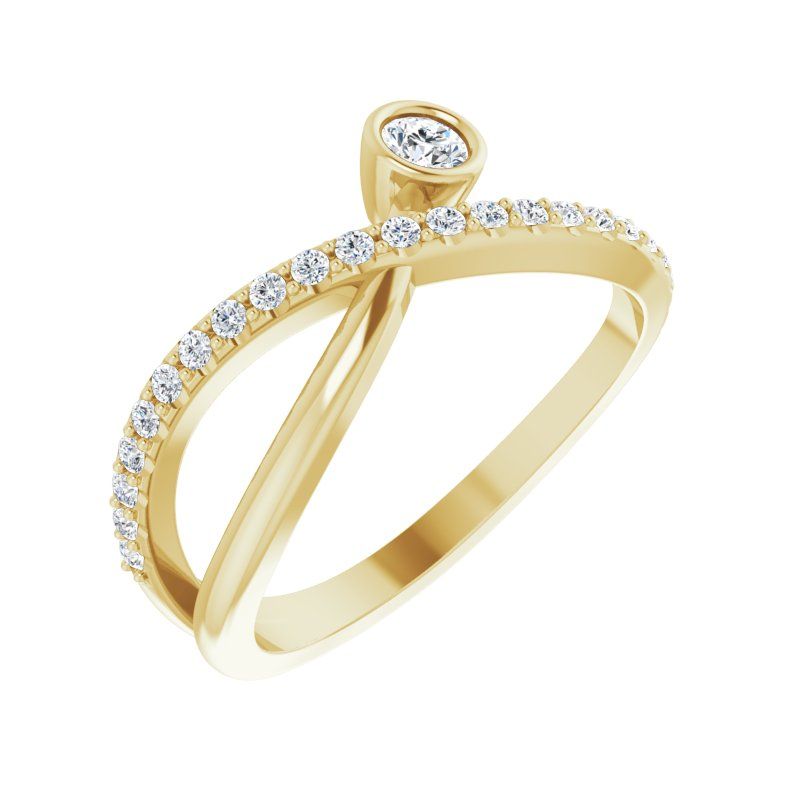 14K Gold 1/3 CTW Natural Diamond Ring