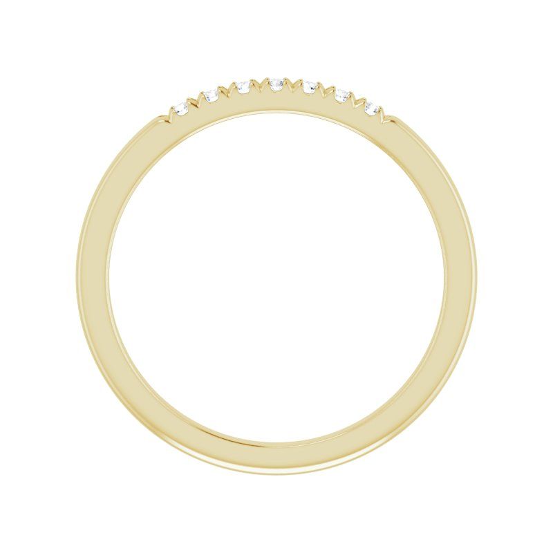 14K Gold 1.50 mm Diamond Eclipse Band