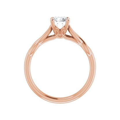 14K Diamond California Classic Engagement Ring