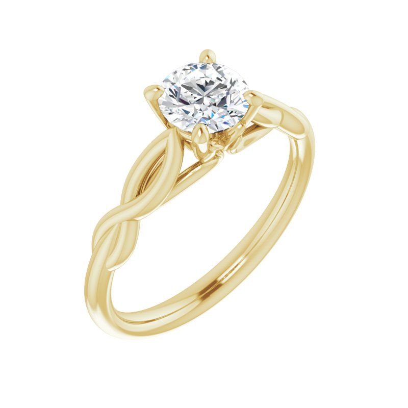 14K Diamond California Classic Engagement Ring