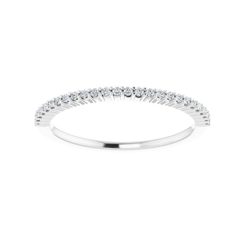 Platinum Diamond 26 Stone Classic Anniversary Band