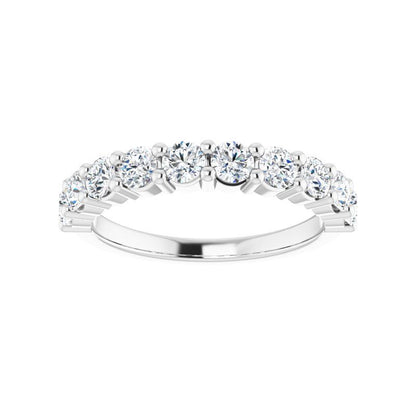 14K White 3.00 mm Diamond Ever Band