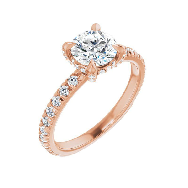 14K Timeless Diamond Engagement Ring