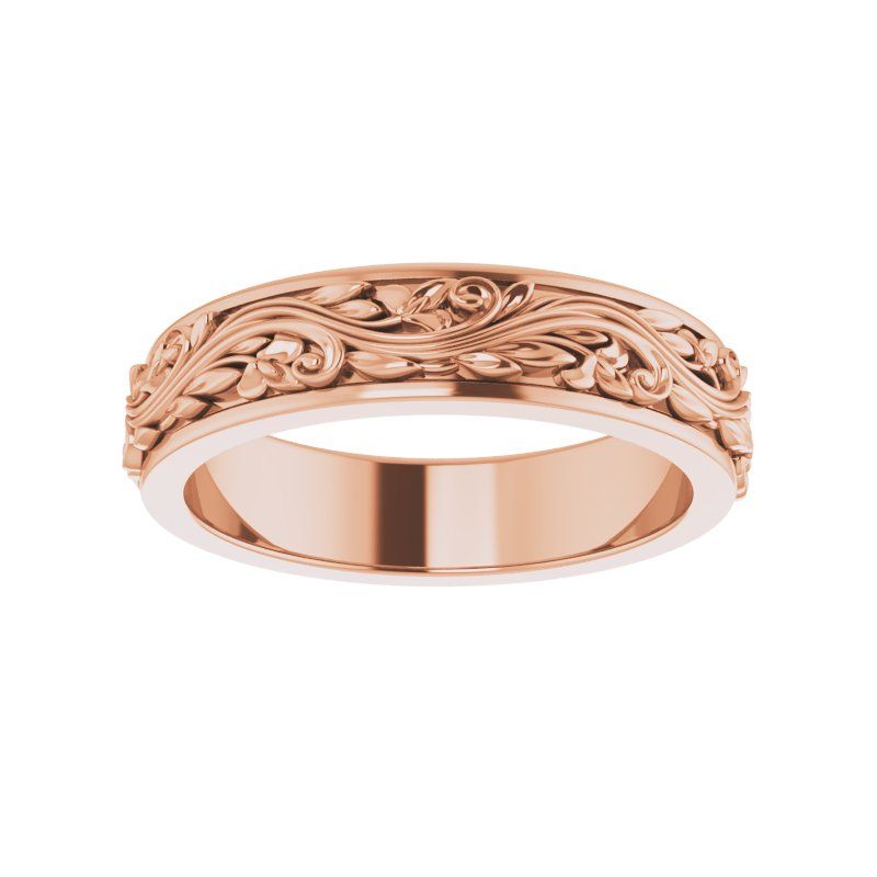 14K Gold Sculptural Band