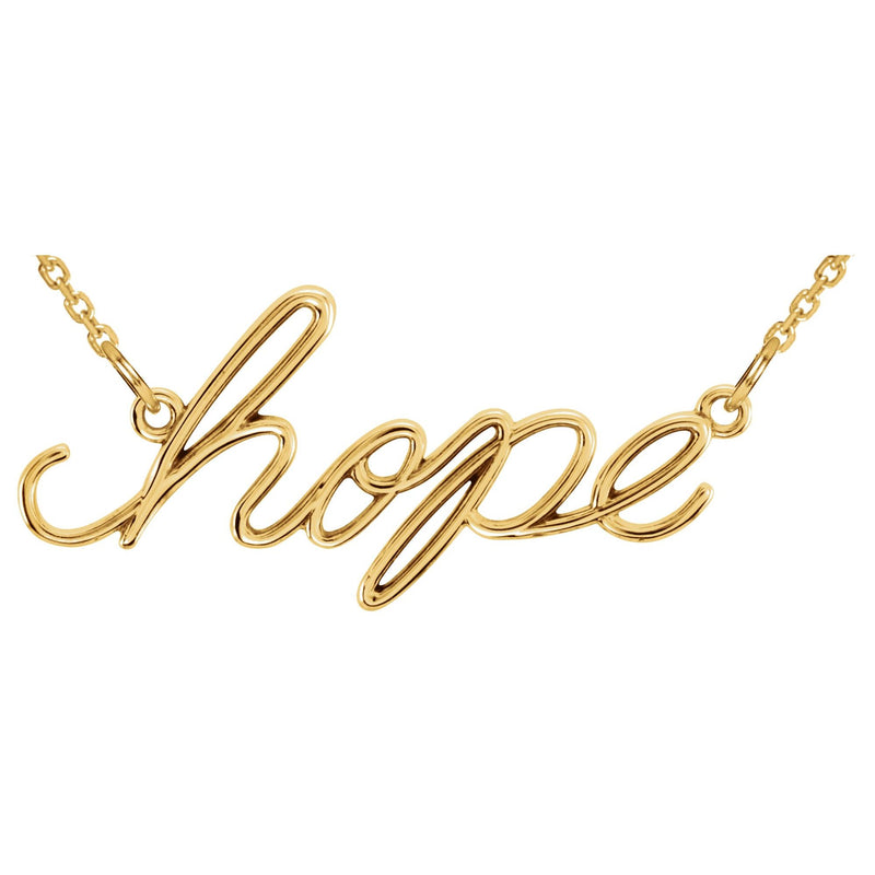 Hope Necklace at Kiesh Jewelry