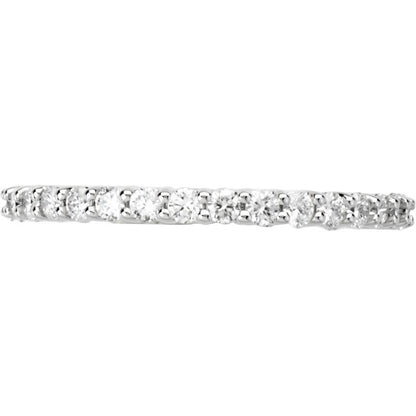 14K Gold Diamond Classic Eternity Band