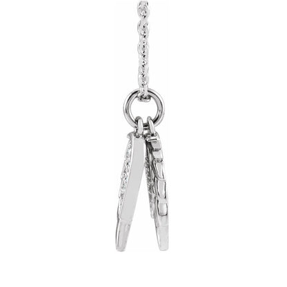 14K Gold LabGrown Diamond Angel Wings Necklace