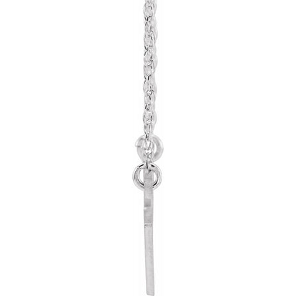 14K Gold Script Nameplate Necklace