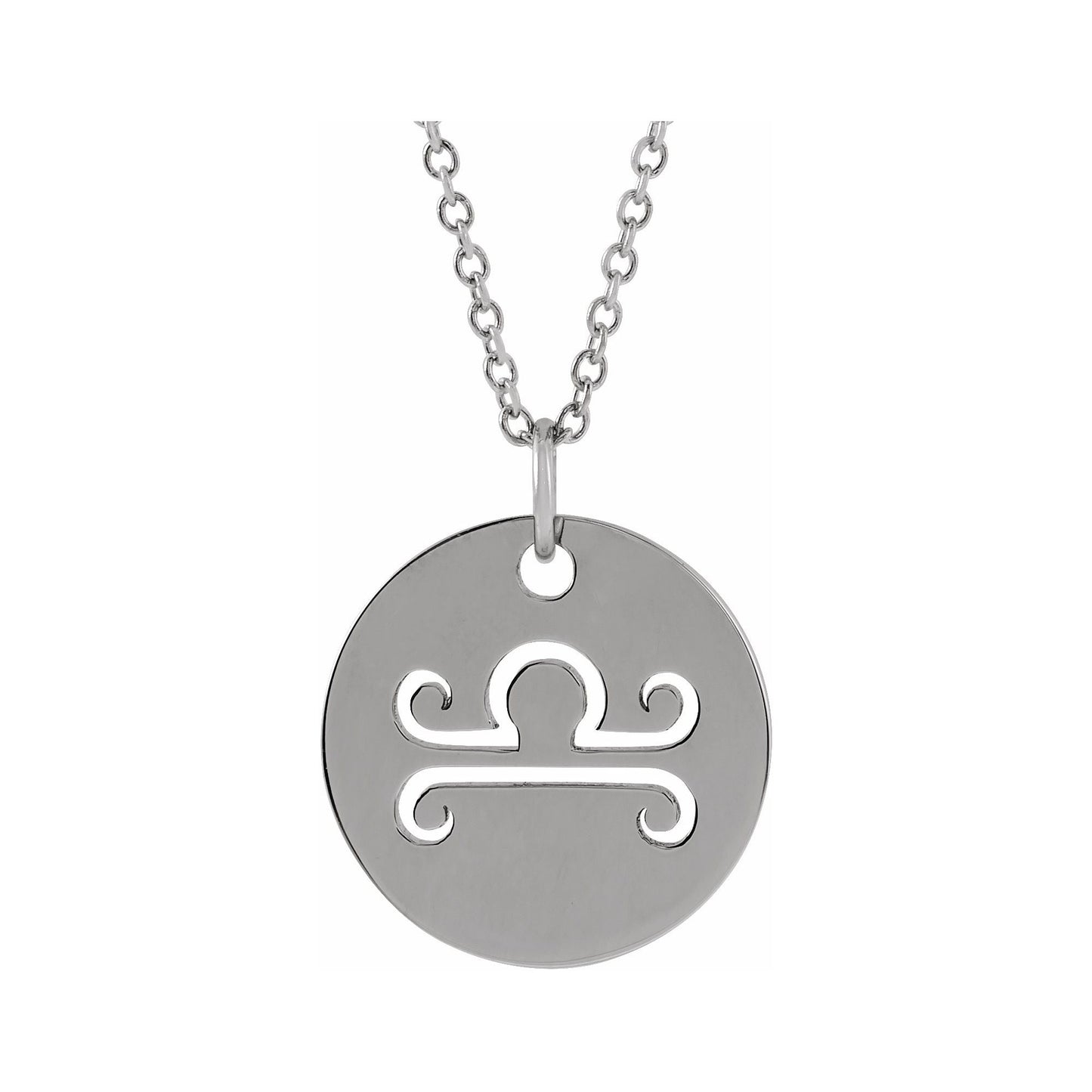 14K Gold Zodiac Disc 16-18" Necklace