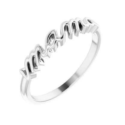 14K Gold Mama Ring
