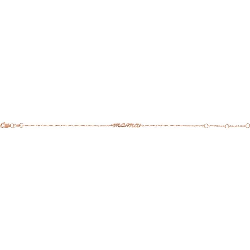 14K Gold Mama Bracelet